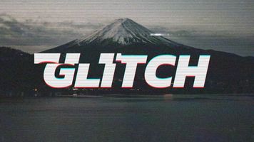 Retro Glitch Slideshow Original theme video