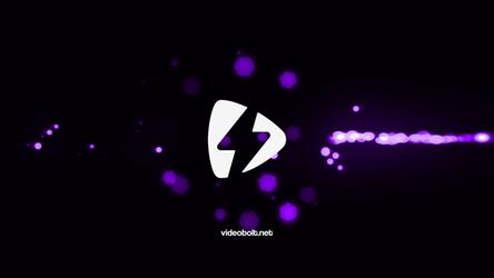 Glow Particles Reveal Violet Theme theme video