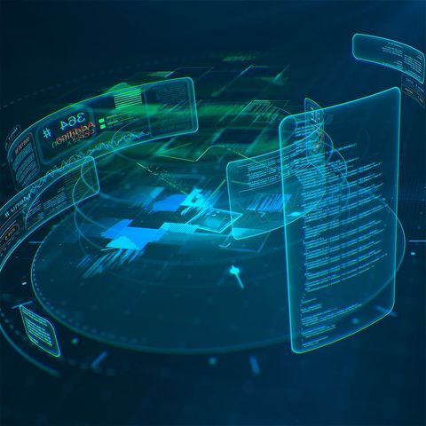 Tech Hologram Reveal - Square - Original - Poster image