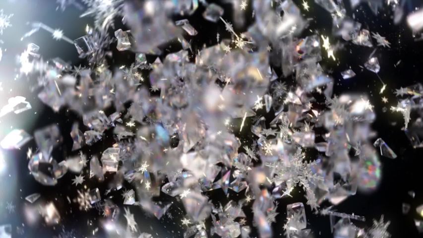 Crystal Snowflakes - Poster image