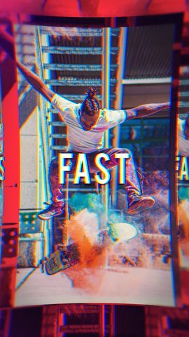 Dynamic & Fast Stomp - Vertical - Original - Poster image