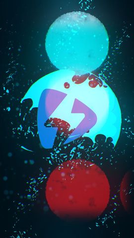 Liquid Splash Reveal - Vertical - Original - Poster image