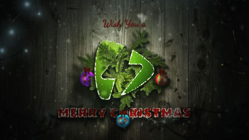 Christmas Tree Branches - Original - Poster image