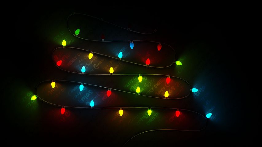 Christmas Lights - Original - Poster image
