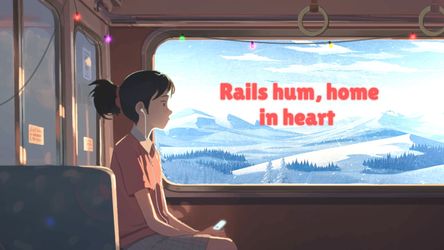Lofi Train Lyrics - LoFi Christmas - Poster image