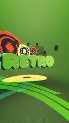 Retro Glitch Reveal - Vertical Original theme video