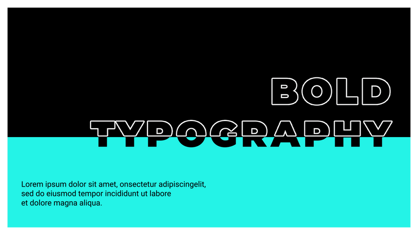 Clean Typography Title 6 - Original - Poster image