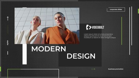 Abstract Corporate Slideshow ORG theme video
