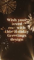 Holiday Greetings - Vertical Original theme video