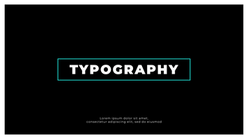 Clean Typography Title 1 Original theme video