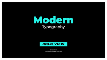 Clean Typography Title 7 Original theme video