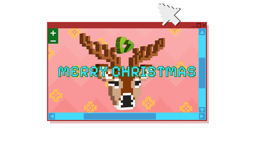 Christmas Pixel Title 11 - Original - Poster image