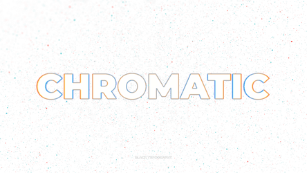 Chromatic Title Typography 2 Original theme video