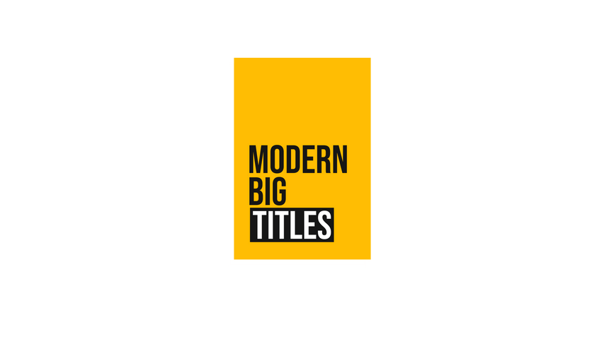 Modern Bold Title 1 - Original - Poster image