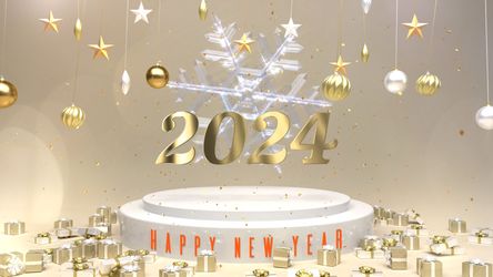 Shiny New Year Countdown Original Gold theme video
