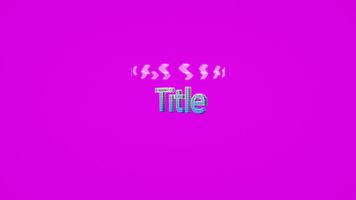 Pink Title Theme