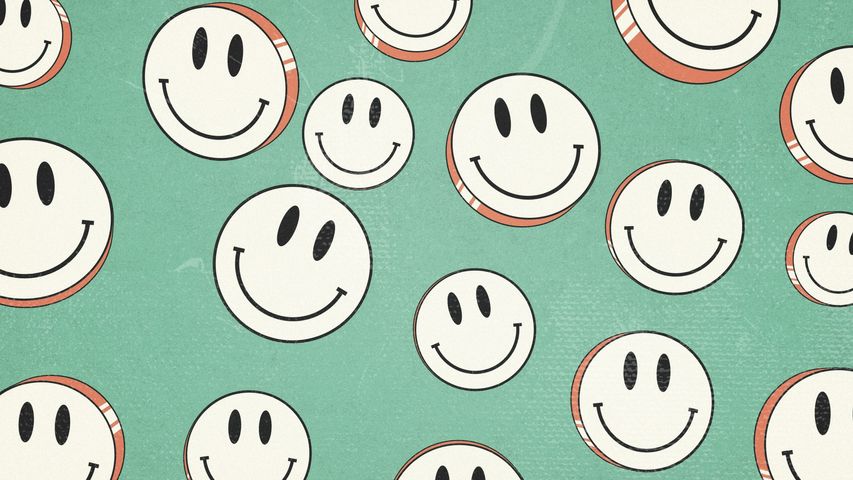 Creative Smiles Background - Original - Poster image