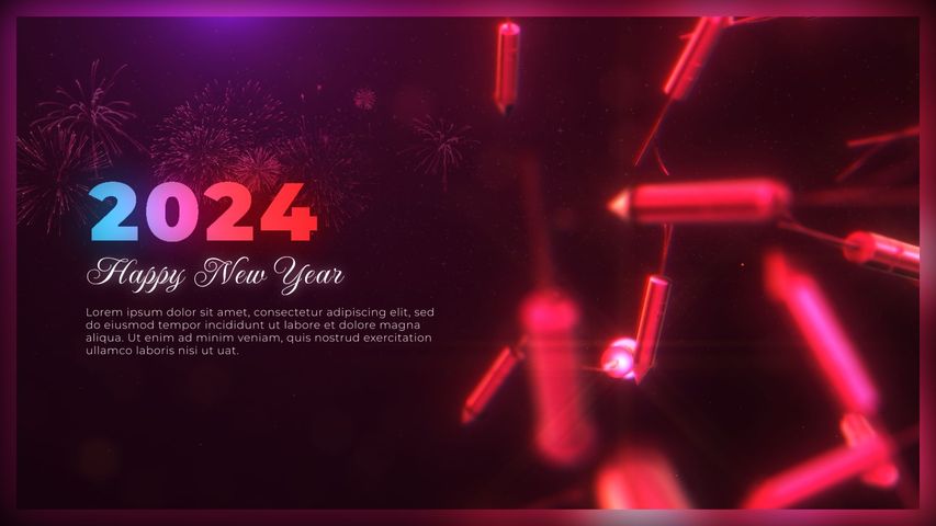 Glittering New Year 2 - Original - Poster image