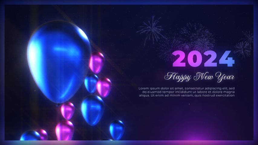 Glittering New Year 3 - Original - Poster image