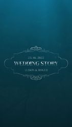 Silver Wedding Titles - Vertical Original theme video