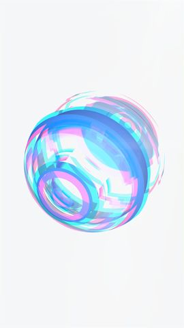 Glass Sphere Reveal - Vertical - Original - Poster image