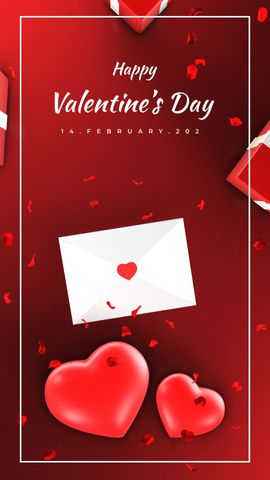 Valentine Story 5 - Vertical - Original - Poster image