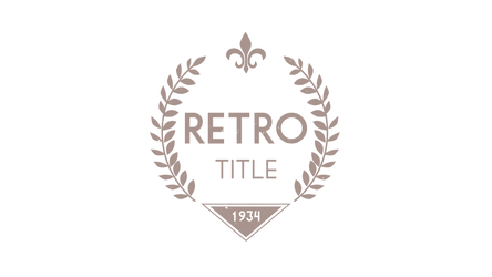 Vintage Retro Title 10 Original theme video