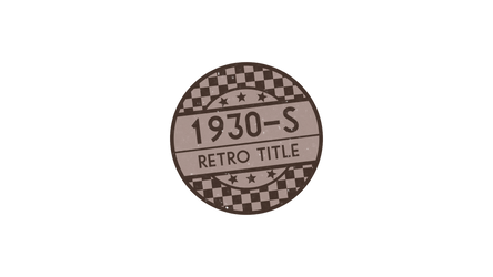 Vintage Retro Title 12 Original theme video