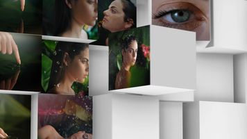 Mosaic Cubes Reveal Beauty & Cosmetics theme video