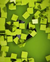 Green Cubes Theme