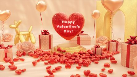 3D Valentine's Day Reveal Originall theme video