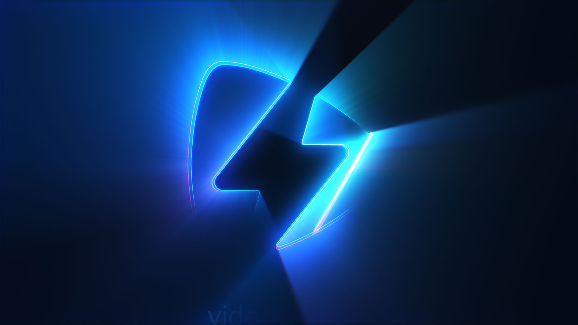 Speed Rays Ident - Light Rays Logo Reveal