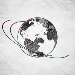 Sketch Planet Earth - Square Original theme video