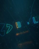 Shiny Neon Reveal - Post Original Logo Colors theme video