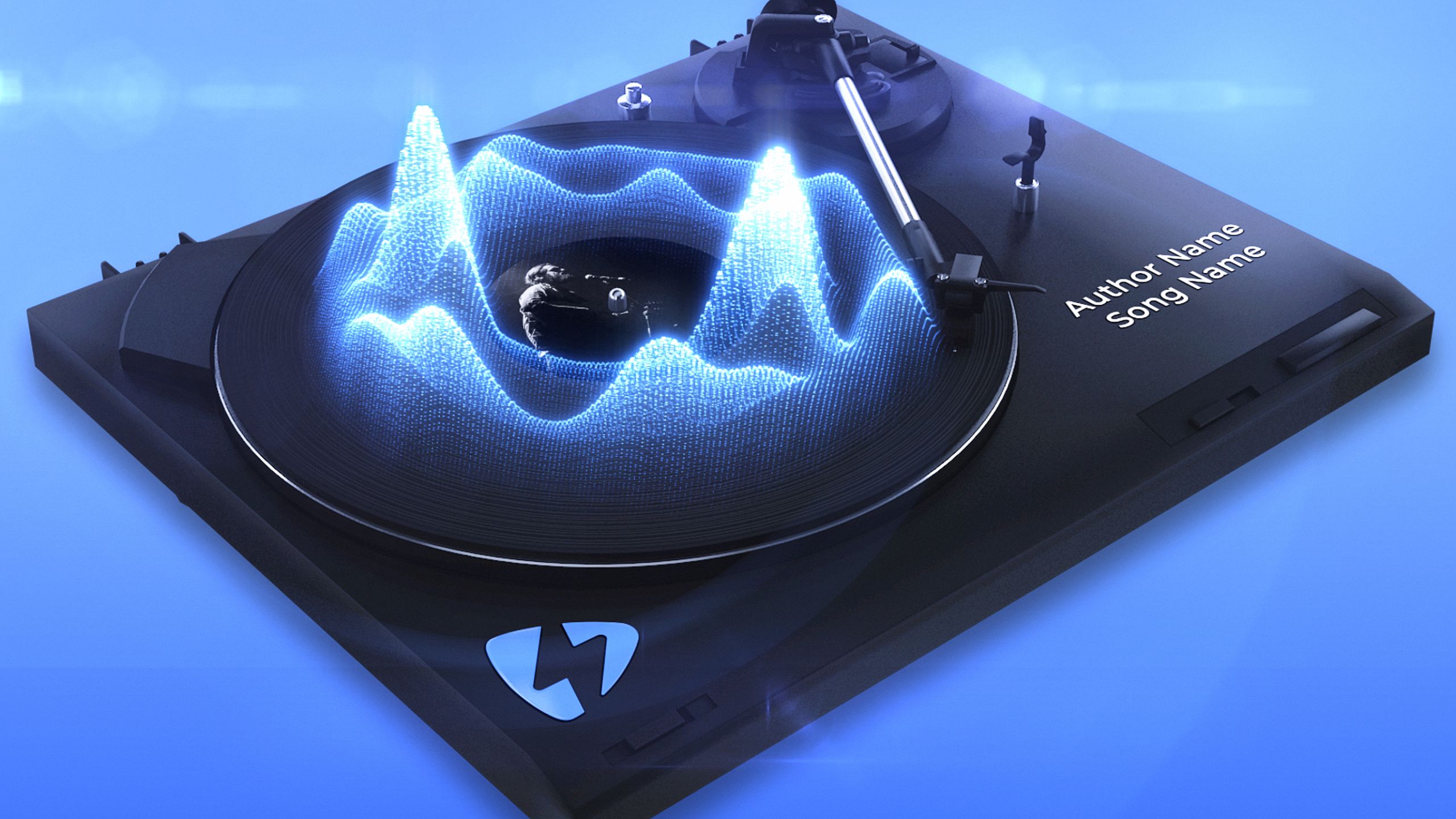 Turntable Visualizer - 3D Music Visualizer