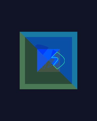 Cube Logo Unveil - Post - Royal Blue - Poster image