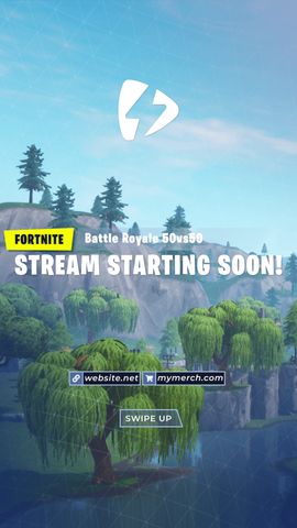 Fortnite Stream Vertical - Original - Poster image