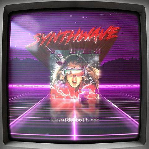 Synthwave - Square - Original - Poster image