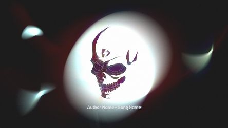 RGB Skull Music Vis - Horizontal Original theme video