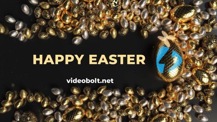Easter Eggs Reveal Golden theme video