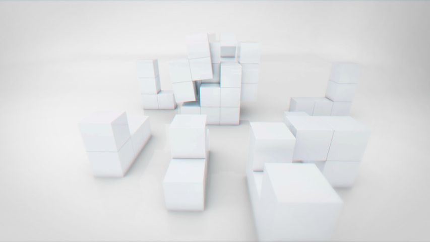 Tetris Cube - Original - Poster image