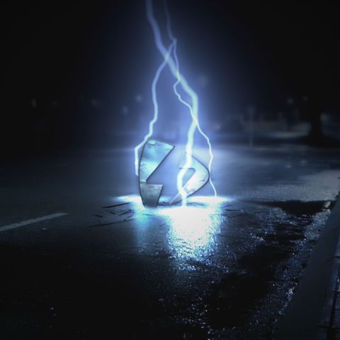 Electricity Lightning Logo Intro - Square - Default - Poster image