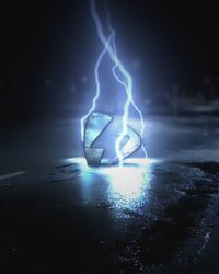 Electricity Lightning Logo Intro - Post Default theme video
