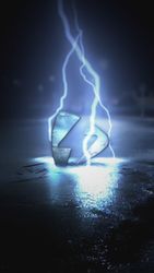 Electricity Lightning Logo Intro - Vertical Default theme video