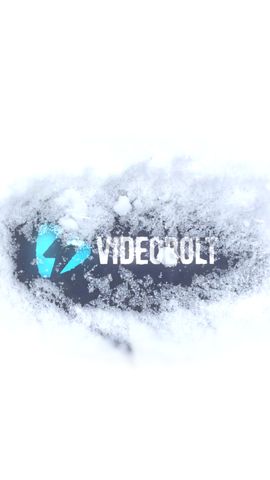 Snow Logo Reveal - Vertical - Original - Poster image