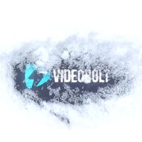 Snow Logo Reveal - Square Original theme video