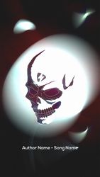 RGB Skull Music Vis - Vertical Original theme video