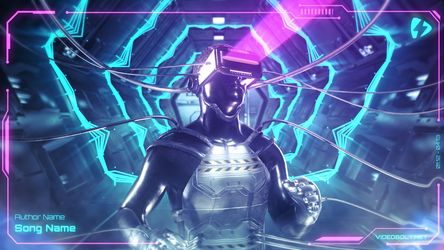RoboWave Visualizer - Electric Scifi - Poster image