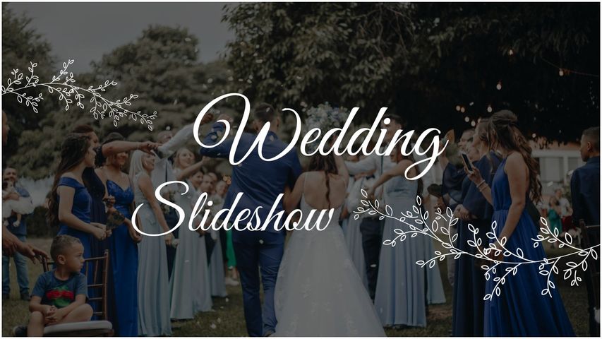Wedding Slideshow 3 - Original - Poster image