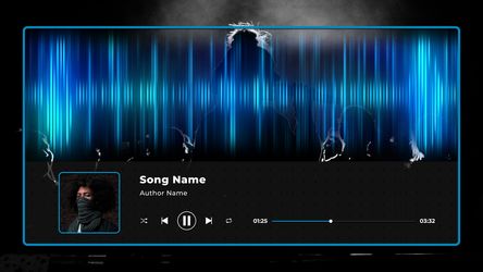 Music Player Visualizer Theme 03 theme video